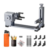 LONGER Rotary Extender (with Riser) is Ideal for Engraving Cylindrical, Wine Glass, and Irregular Objects. Compatible with Nano, Nano Pro, Ray5, B1, and Most Other Laser engravers. Longer