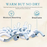 YOUR MOON Summer Lightweight Wool Comforter Twin Size- Breathable & Thin Duvet Insert for Hot Sleepers, 100% Australian Wool Filling 100GSM with Pure Cotton Shell (White) YOUR MOON