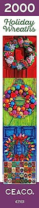 Ceaco - Holiday Wreaths - 2000 Piece Jigsaw Puzzle Ceaco