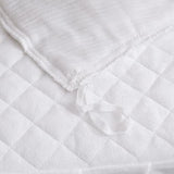 HAIHUA Faux Fur White Comforter Cover Twin Set, Fuzzy White Twin Bedding Set 2 Pieces (1 Fluffy Duvet Cover + 1 Plush Plush Pillow Cases) Furry Bed Set, Fluffy Bed Set, Zipper Closure HAIHUA