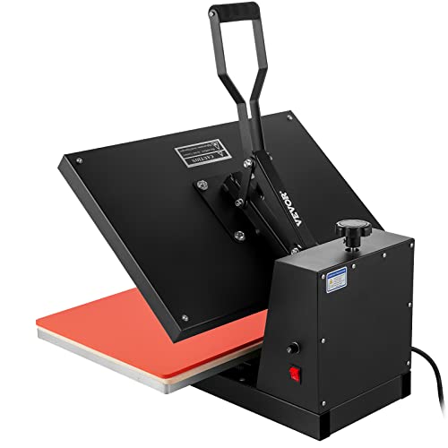 VEVOR Heat Press 16x24, 1700W Power Heat Press Machine, Fast Heating, High Pressure Heat Press Machine for T-Shirt, Digital Industrial Sublimation Printer for Heat Transfer Vinyl, Easy to Use, Black VEVOR