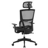 Realspace® Radano Mesh High-Back Executive Office Chair, Black, BIFMA Compliant Realspace
