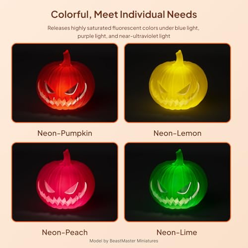 ELEGOO ABS-Like Ultra Photopolymer 3D Printer Resin, 365-405nm UV-Curing Resin, Fluorescent Colors, High Toughness, Compatible with Mars Saturn Jupiter MSLA LCD DLP Resin 3D Printers, Neon-Peach 1KG