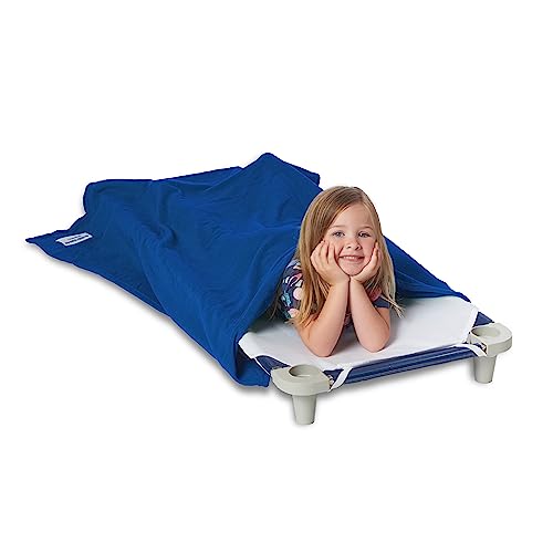 ROLLEE POLLEE Northwest Blue Fleece Sleeping Blanket for Kids - Super Soft Anti-Pill Blanket, Single - Cozy Nap Time Solution for Children Cot, 36" x 48" ROLLEE POLLEE