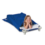ROLLEE POLLEE Northwest Blue Fleece Sleeping Blanket for Kids - Super Soft Anti-Pill Blanket, Single - Cozy Nap Time Solution for Children Cot, 36" x 48" ROLLEE POLLEE