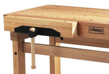 Sjobergs Elite 1500 Beech Woodworking Workbench with Dual Vises, Dog Holes & Modular Accessories – Professional European Shop Bench SJO-66703K (Elite 1500 Workbench + Cabinet SM03) Sjobergs