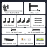 LONGER Laser Engraver Ray5 5000mW Engraver Machine with Air Assist Kit DIY CNC Laser Cutter Tool for Metal Glass Wood Working Area 15.7 "x15.7" with 4-in-1 Rotary Roller Kit Longer