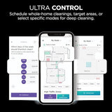 Shark AI Ultra Voice Control Robot Vacuum with Matrix Clean Navigation, Home Mapping, 60-Day Capacity, XL Self-Empty Base for Homes with Pets, Carpet & Hard Floors Shark