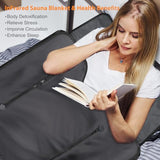 Infrared Sauna Blanket,Portable Sauna Blanket at Home for Body Health and Detoxification,Sauna Blanket for Home Use with Red Light Therapy, Low EMF , 86-176℉, 20-60 Minutes Timer, 5.9ft x 2.62ft mysuntown