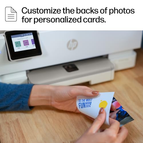 HP Envy Photo 7975 Wireless Color Inkjet Photo Printer, Print, scan, Copy, Easy Setup, Mobile Printing, Best-for-Home, 3 Month Instant Ink Trial Included, AI-Enabled (B63K3A)