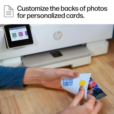HP Envy Photo 7975 Wireless Color Inkjet Photo Printer, Print, scan, Copy, Easy Setup, Mobile Printing, Best-for-Home, 3 Month Instant Ink Trial Included, AI-Enabled (B63K3A) HP
