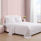 Betsey Johnson - Full Bed Sheets, Super Soft & Lightweight Bedding with Matching Pillowcases, Fade & Wrinkle Resistant (Ballet Floral Pink, Full) Betsey Johnson