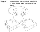 Nolohoo Boucle Cloud Sofa Couch, Comfy Deep Seat Sherpa Couch, 72.8" Upholstered Cozy Teddy 2 Seat Marshmallow Couch with 2 Pillows, Oversized Loveseat Sofa for Living Room, Bedroom, Cream White Nolohoo