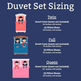 Jay Franco Duvet Cover Set – 2 Piece Comforter Cover and Sham Set, Super Soft Cozy Kids Bedding (Insert Not Included) Blue - Minecraft, Twin Jay Franco