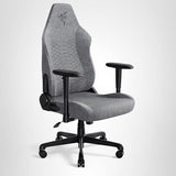 Razer Iskur V2 X Ergonomic Gaming Chair: Built-in Lumbar Support - Widened Seat - High Density Foam Cushions - Adjustable 152 Degree Recline - 2D Armrests - Plush Fabric Finish - Light Gray Edition Razer
