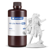 ANYCUBIC 3D Printer Resin, ABS-Like Resin Pro 2 with Enhanced Strength and Toughness, Performance far Superior to ABS-Like Resin, Low Odor, Wide Compatible for All Resin 3D Printers (White, 1kg) ANYCUBIC