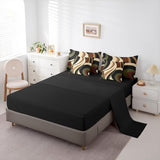 Green Brown Spiral King 7-Piece Bedding Set Modern Swirls Stripes Abstract Comforter Set with Sheets for Minimalists Boho Aesthetic Geometric Bed in a Bag Graffiti Art Lines Bedding Sets Erosebridal