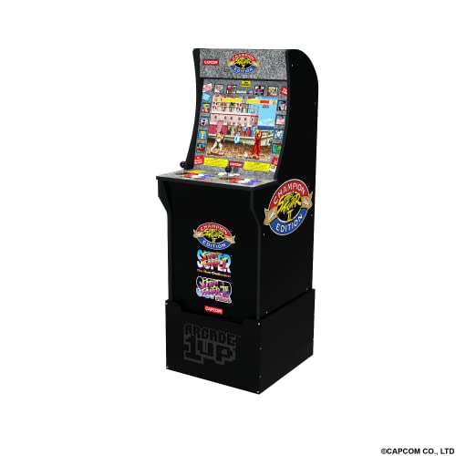 ARCADE1UP - Street Fighter - Classic 3 in 1 Home Arcade with Licensed Riser ARCADE1UP