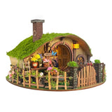 DIY Miniature House Kit - Wooden 3D Puzzles Blind Box Design, Stress-Relieving Craft for Teens & Adults, Dollhouse Kit Gift & Home Decor
