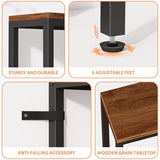 Bathola Narrow Sofa Table with 2 Power Outlets, 79” Thin Console Tables Narrow Long, Behind Couch Table Skinny, Wood Console Tables for Entryway, Living Room, Hallway, Foyer, Rustic Brown Bathola