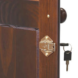 Copper Grove Palace Imports 100% Solid Wood Grand Wardrobe Armoire Mocha Copper Grove