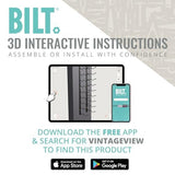 VintageView W Series Wine Rack 2 - Single Depth, Metal Wall Mounted Wine Rack - Modern, Easy Access Wine Storage - Space Saving Wine Rack with 6 Bottle Storage Capacity (Matte Black) VintageView