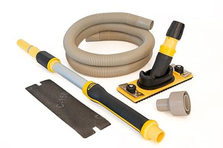 Hyde Tools 09175 Drywall Vacuum Sander, SILVER ,GRAY, With Pole Hyde