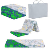 Givjoy Foldable Floor Mattress for Kids, Glow in The Dark Dinosaur Toddler Washable Tri Folding Floor Mat for Nap Daycare, Child Trifold Futon Sofa Bed with Storage Bag for Playroom Girls and Boys Givjoy