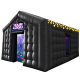 AKSPORT Inflatable Nightclub - Inflatable Party Tent for Adults with 2 Side Doors– Ideal for Music Festivals, Weddings, Raves, Corporate Events (Includes Blower & Repair Kit) AKSPORT