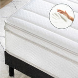 ZINUS 12 Inch Foam and Spring Hybrid Mattress [New Version], Twin, Fiberglass Free, Medium Firmness, Durable Support, Certified Safe Foams & Fabric, Mattress in A Box ZINUS
