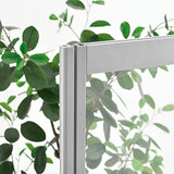 Global Industrial Clear Mobile Divider, Acrylic, 30" W x 60" H Global Industrial