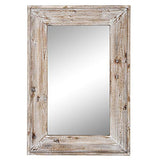EMAISON 36 X 24 inch Wall Mount Wood Frame Bathroom Vanity Mirror Rustic Horizontal/Vertical Rectangle Mirror for Over Sink, Bedroom, Farmhouse Home EMAISON
