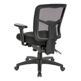Office Star ProGrid Breathable Mesh Manager's Office Chair with Adjustable Seat Height, Multi-Function Tilt Control and Seat Slider, Mid Back, Coal FreeFlex Fabric Office Star Products