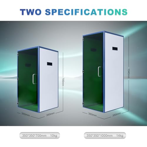 SFX OD6+ Protective Cover for Laser Marking Machines Laser Engraver Protective Cover Laser Ptotective Cover 360° Protection UV, YAG, Semiconductor Laser Safe Customizable Size(350 * 350 * 1000) XINCHENG PRECISION