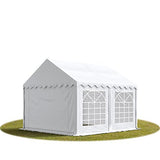 TOOLPORT 13x16 ft Marquee Party Tent PVC 700 N Canopy Waterproof White TOOLPORT