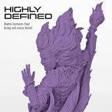 HATCHBOX 8K 3D Printer Resin Pro, High Precision Low Odor UV Curing 405nm Photopolymer 3D Printing Resin Liquid for LCD DLP Printing, 1000g Purple HATCHBOX