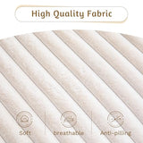 YOSHOOT 6 Inches Futon Mattress Full Size, Thick Futons Sofa Bed Couch, Floor Mattress for Adults, Shredded Foam Filling(Frame Not Included), Medium Firm YOSHOOT
