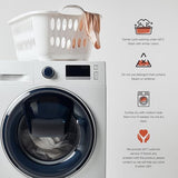 Simple&Opulence French Linen Duvet Cover Set 104"x 92"- 3 Pieces (1 Comforter Cover,2 Pillowcases)-Natural Flax Cotton Blend-Solid Color Breathable Farmhouse Bedding-Linen/Beige, King