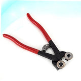 HOUDERCO 1pc Mosaic Glass Tile Cutter Pliers Trimmer Laminate Clippers Stick Tile Tiles Tile Stickers Small Tile Cutter DIY Manual Round Pliers Stainless Steel Cutter Pliers HOUDERCO