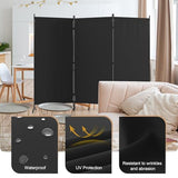 Kecreque Room Divider 3 Panel Room Dividers and Folding Privacy Screens with 4 Curved Metal Feet Partition Wall Divider,Cubicle Wall for Office Partitions,Bedrooms, Dining Rooms, Dorm Rooms Kecreque