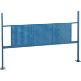 Global Industrial 18" W and 36" W Pegboards Mounting Kit for 72" W Workbench - Blue Global Industrial