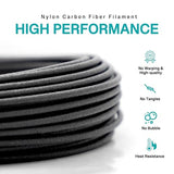 Nylon Carbon Fiber Filament PA6 CF Filament 50g for 3D Printing yxpolyer