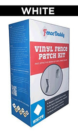 Vinyl Fence Post Repair Kit (Alternative to Replacement Vinyl Fence Panels, Posts, Pickets, Sections, Rails and Parts) White Fence Daddy Kit Fence Daddy