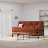 Nirvana Futons Westfield Wood Futon Frame - Full Size (Frame Only), Transform to 3 Positions - Sofa, Lounger, Bed Nirvana Futons