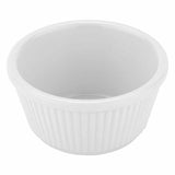 G.E.T. F-635-W White 3 oz. Fluted Ramekin, Break Resistant, White (Pack of 12) GET