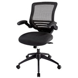 Realspace® Calusa Mesh Mid-Back Chair, Black Realspace
