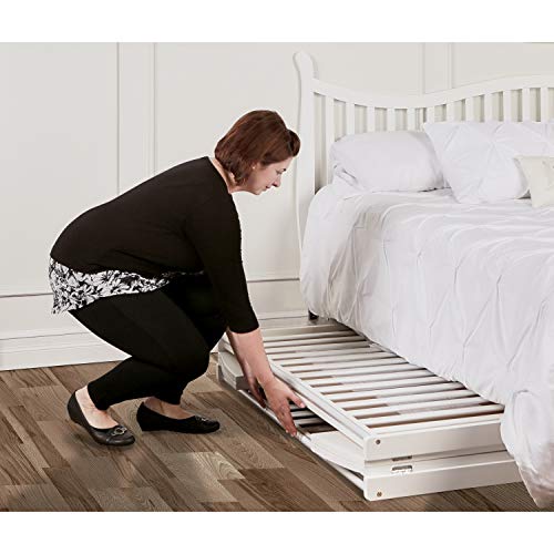 Dream On Me 3-in-1 Folding Portable Crib, White, Large