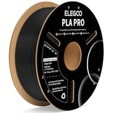 ELEGOO PLA PRO Filament 1.75mm Black 1KG, 30-250mm/s Printing Speed Improved Rigidity 3D Printer Filament Dimensional Accuracy +/- 0.02mm, 1kg Spool (2.2lbs) ELEGOO