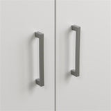 Sauder Storage Cabinet, White Finish Sauder