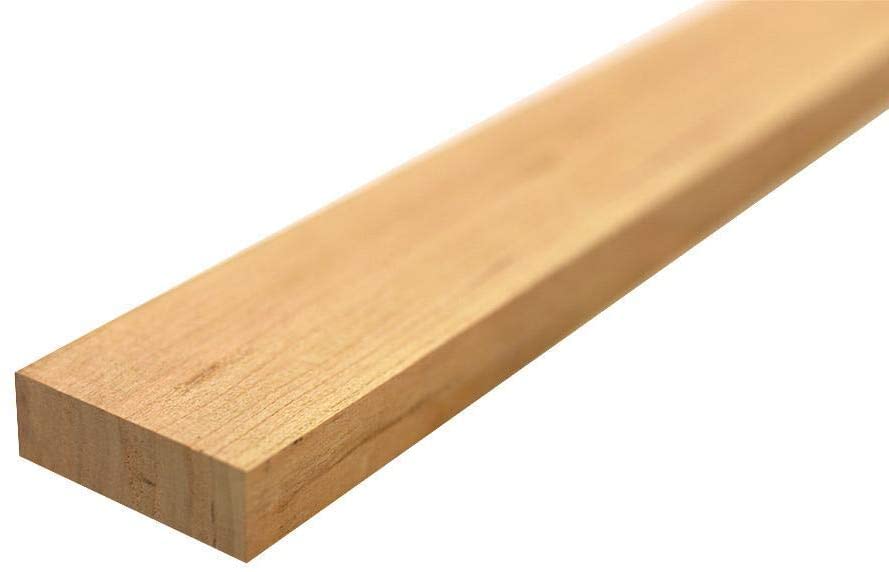 Pack of 2, Cherry Lumber Board - 3/4" x 4" (3/4" x 4" x 48") Exotic Wood Zone